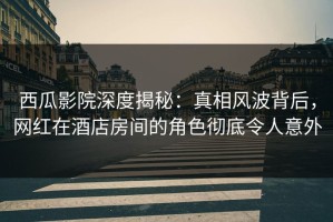 西瓜影院深度揭秘：真相风波背后，网红在酒店房间的角色彻底令人意外